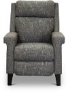Briar Gray High Leg Power Recliner with 3-Way Tilt Headrest - Prima