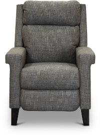 Briar Gray High Leg Power Recliner with 3-Way Tilt Headrest - Prima