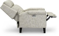 Linen High Leg Power Recliner with 3-Way Tilt Headrest - Prima-3