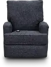 Kersey Navy Blue Power Swivel Glider Recliner