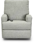 Kersey Dove Gray Power Swivel Glider Recliner