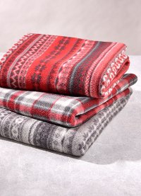 Assorted Patterned Christmas Throw Blanket