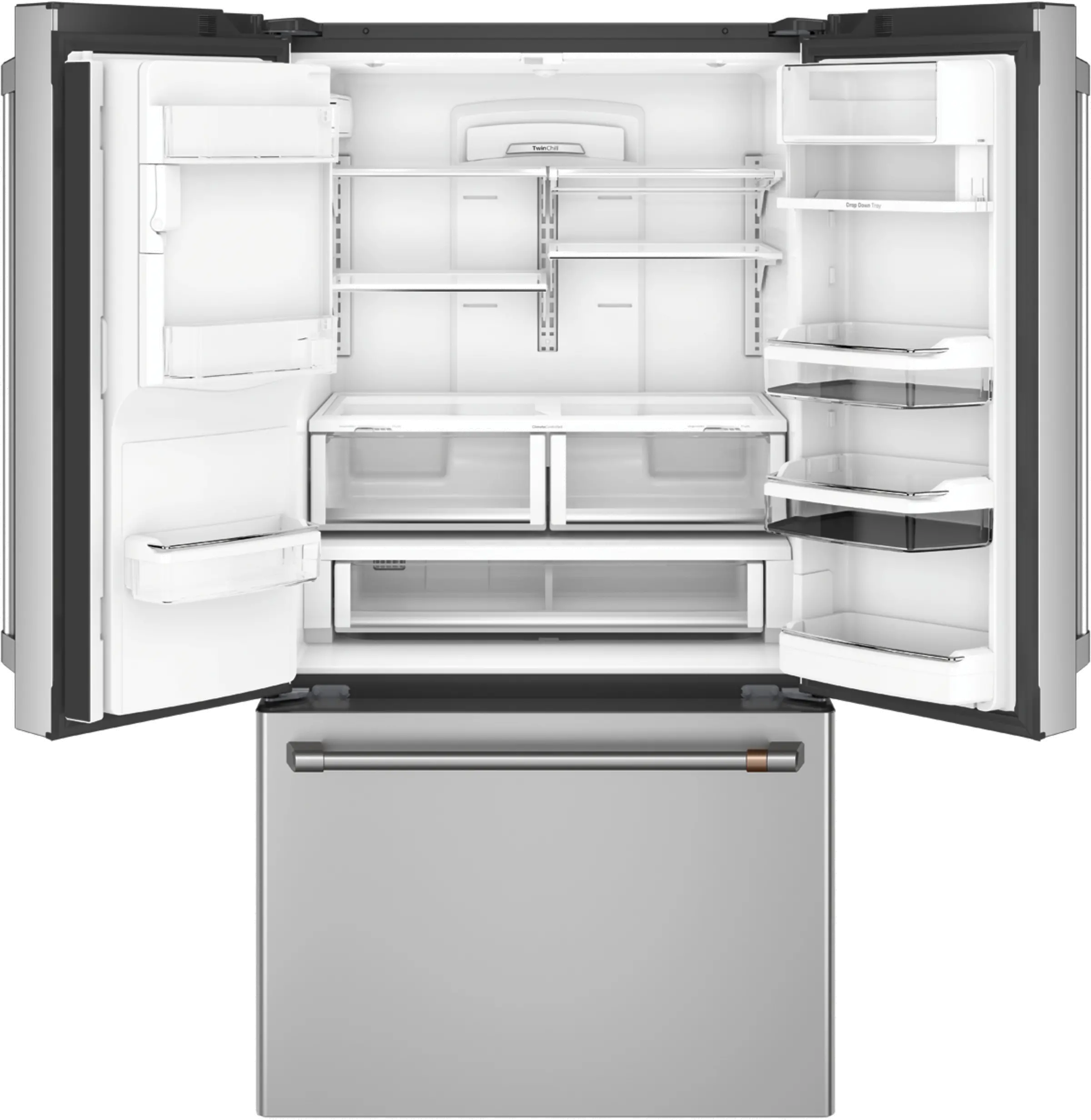 CFE28TP2MS1 Cafe 27.8 cu ft French Door Refrigerator - Stainless Steel-4