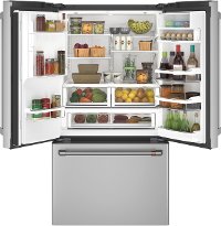 CFE28TP2MS1 Cafe 27.8 cu. ft. French Door Smart Refrigerator - 36 Inch Stainless Steel-2