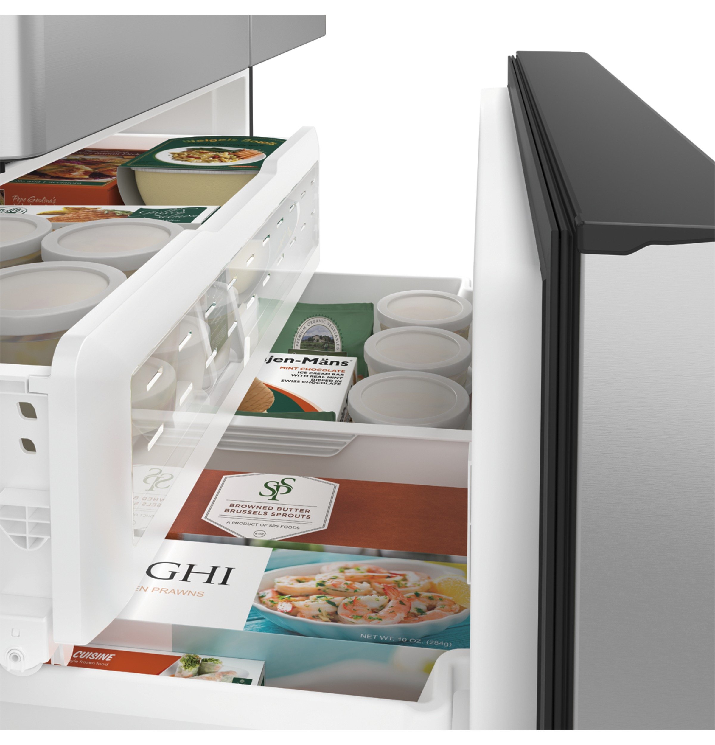 CFE28TP2MS1 Cafe 27.8 cu. ft. French Door Smart Refrigerator - 36 Inch Stainless Steel-6