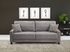 Ella Mushroom Gray Drop Back Queen Convertible Sofa Bed - Winston