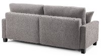 Ella Mushroom Gray Drop Back Queen Convertible Sofa Bed - Winston-5