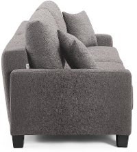 Ella Mushroom Gray Drop Back Queen Convertible Sofa Bed - Winston-6
