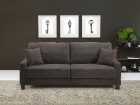 Ella Slate Gray Drop Back Convertible Queen Sofa Bed - Winston-2