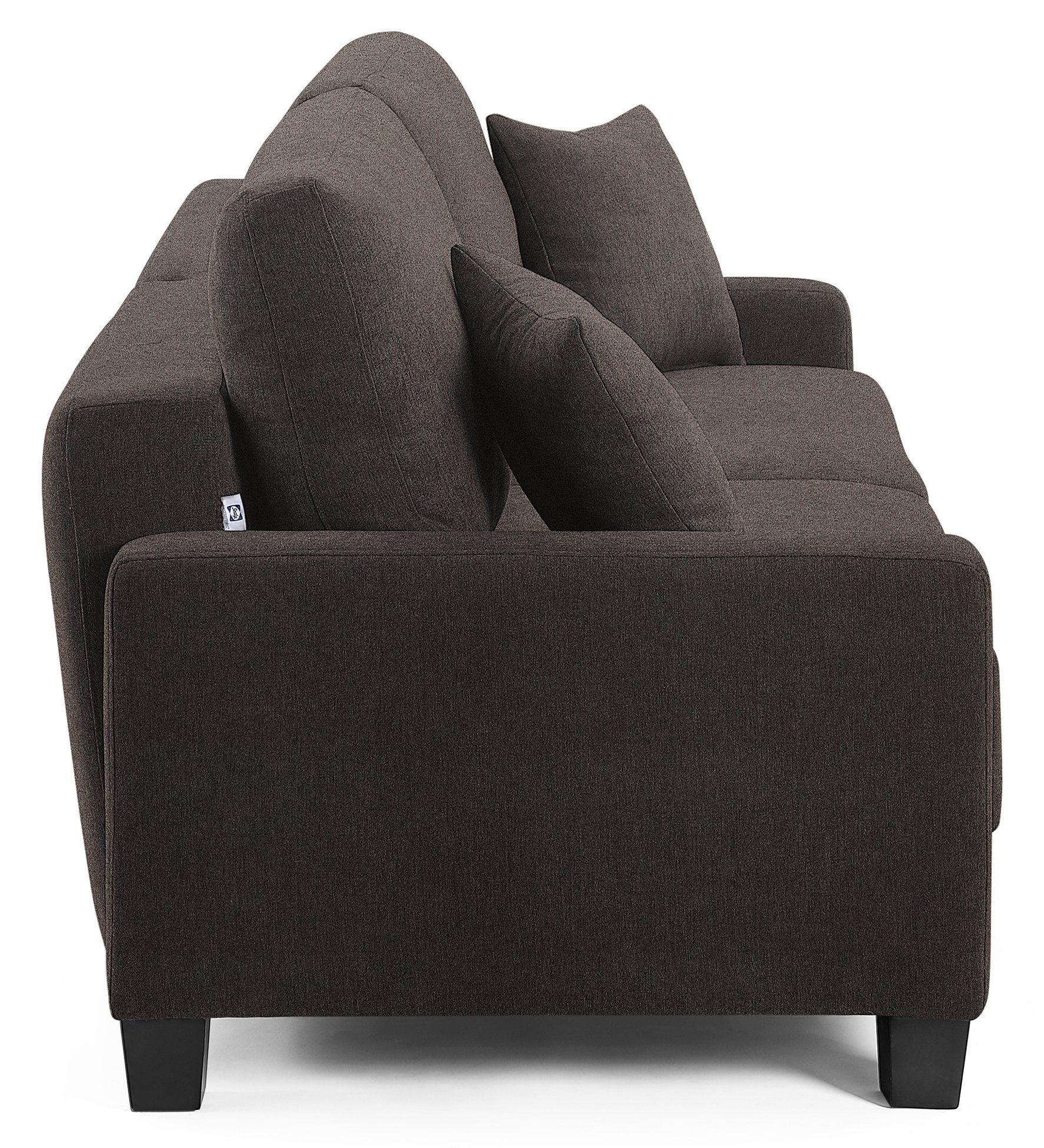 Ella Slate Gray Drop Back Convertible Queen Sofa Bed - Winston-6