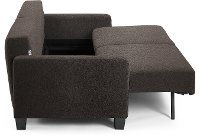 Ella Slate Gray Drop Back Convertible Queen Sofa Bed - Winston-7