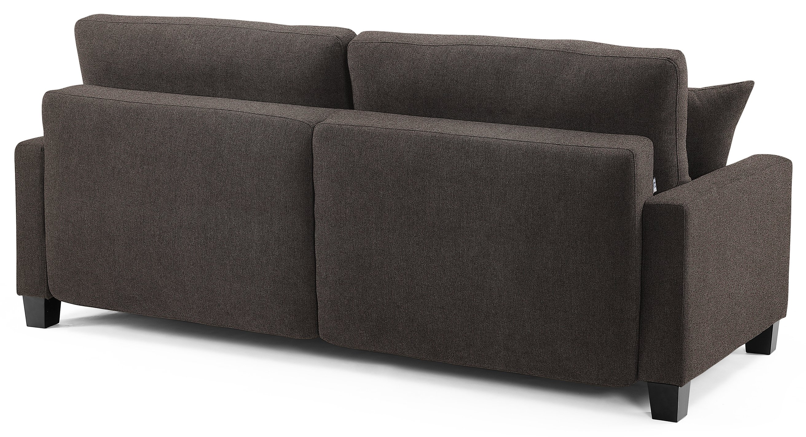 Winston Ella Slate Gray Drop Back Convertible Queen Sofa Bed-5