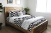 Clearance Beddy's Full Black and White Checkerboard Bedding Collection