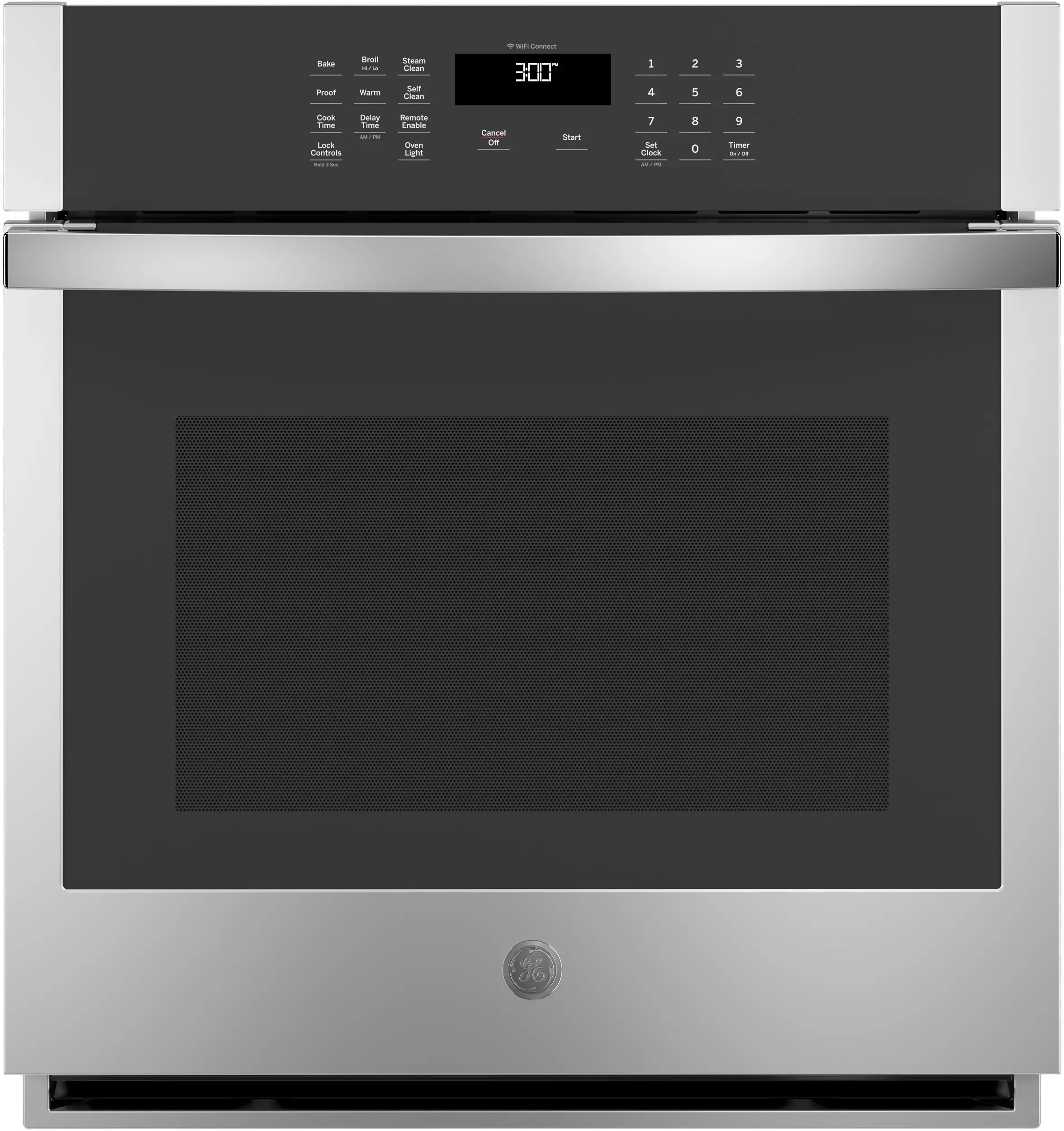JKS3000SNSS GE 27 Inch Smart Single Wall Oven - 4.3 cu. ft. Stainless Steel-1