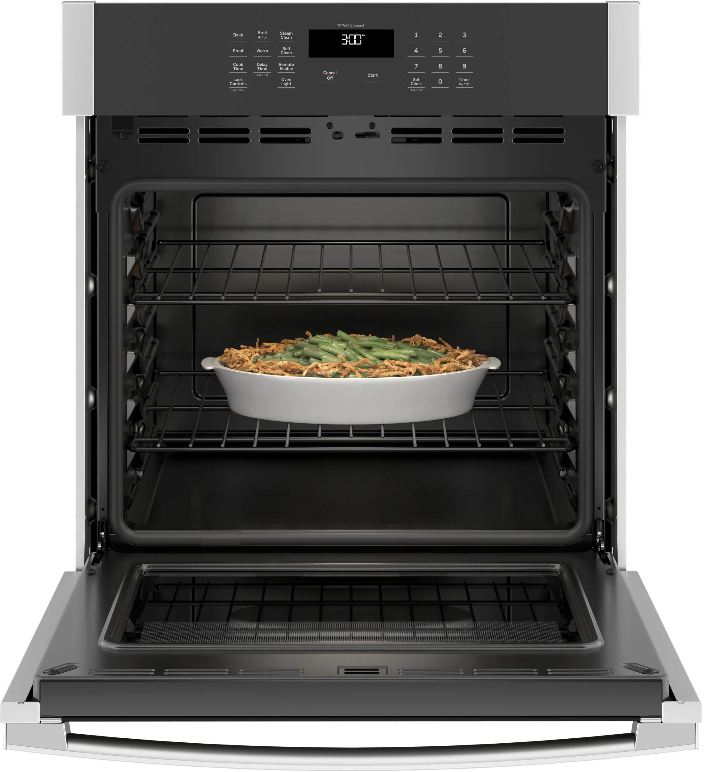JKS3000SNSS GE 27 Inch Smart Single Wall Oven - 4.3 cu. ft. Stainless Steel-2