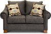 Casual Contemporary Seal Gray Loveseat - Rialto