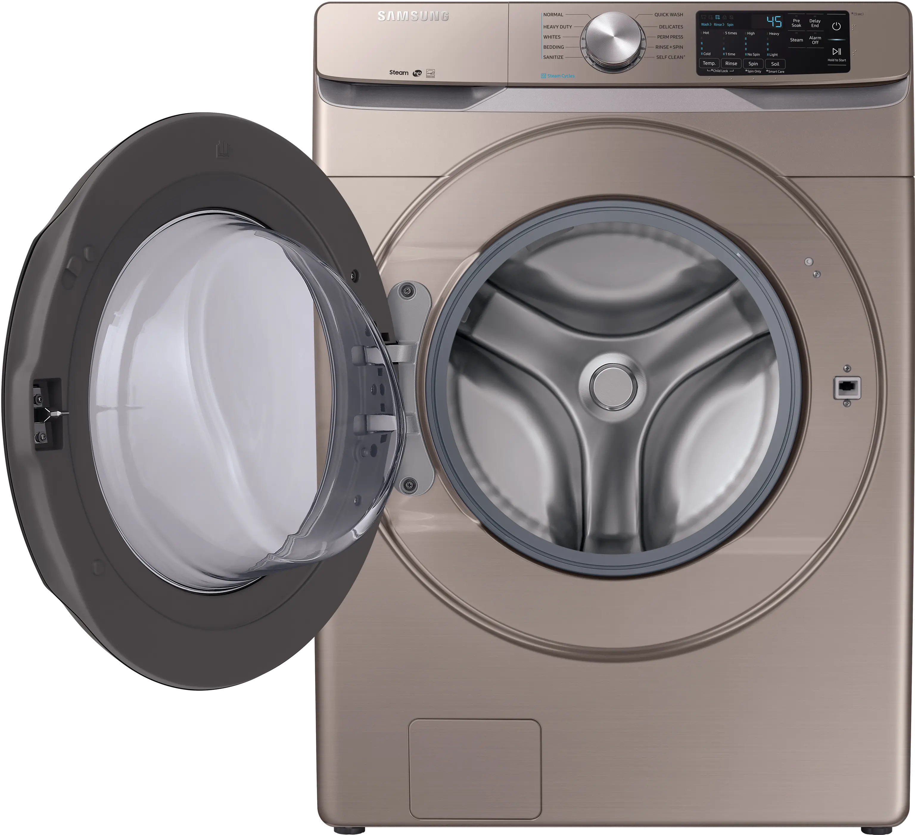 WF45R6100AC Samsung Front Load Washer - 4.5 cu. ft. Champagne-3