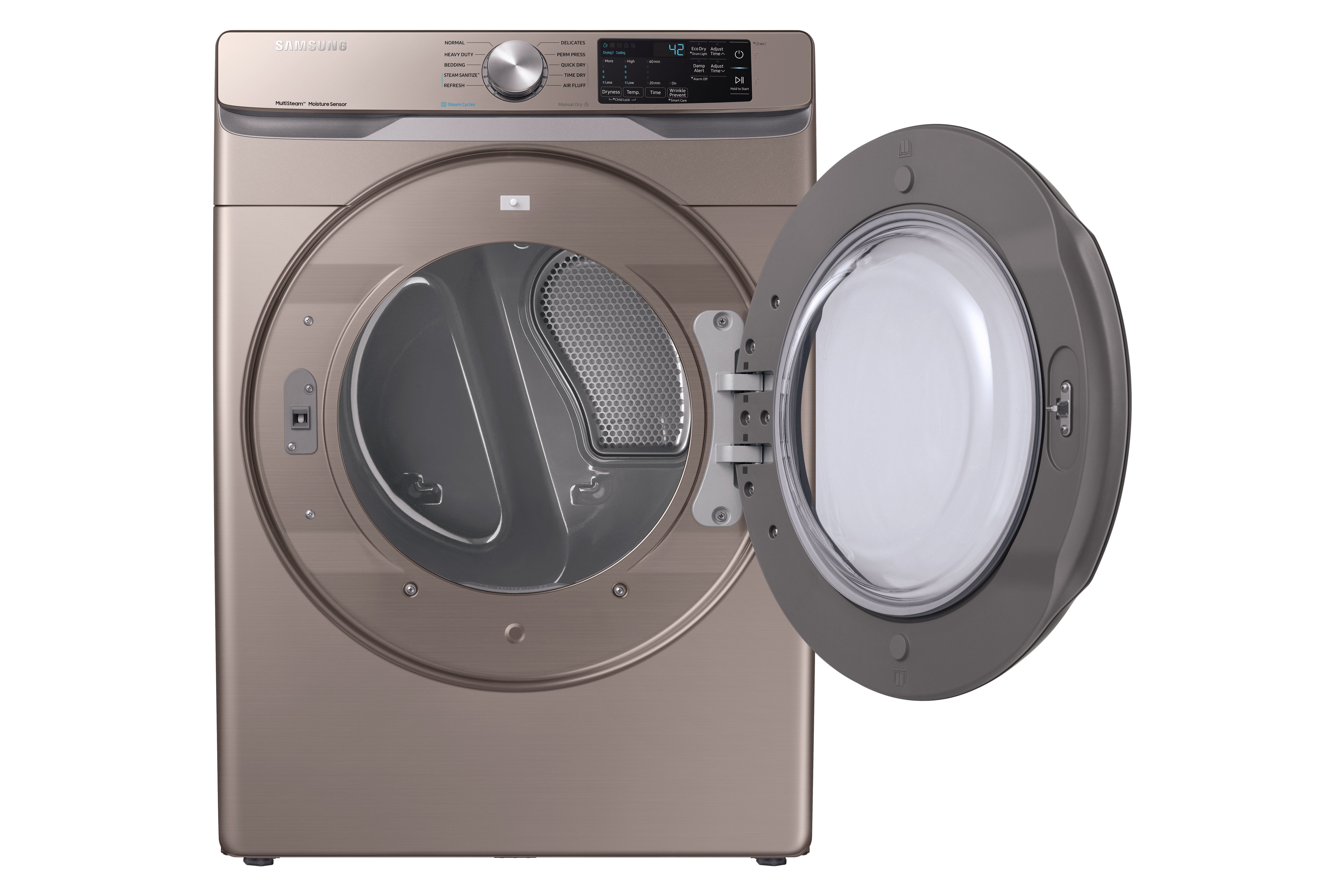 DVE45R6100C Samsung Steam Sanitize+ Dryer - 7.5 cu. ft. Champagne-3