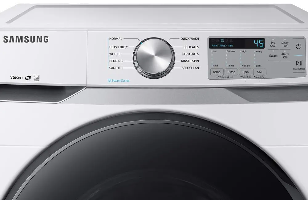 WF45R6100AW Samsung WF6100 Front Load Washer - 4.5 cu. ft. White-3