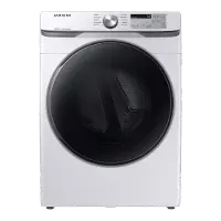 DVE45R6100W Samsung Electric Dryer Steam Sanitize+ - 7.5 cu. ft. White