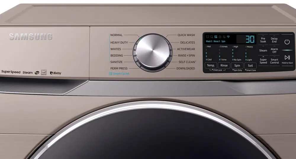 WF45R6300AC Samsung WF6300 Front Load Washer - 4.5 cu. ft. Champagne-3
