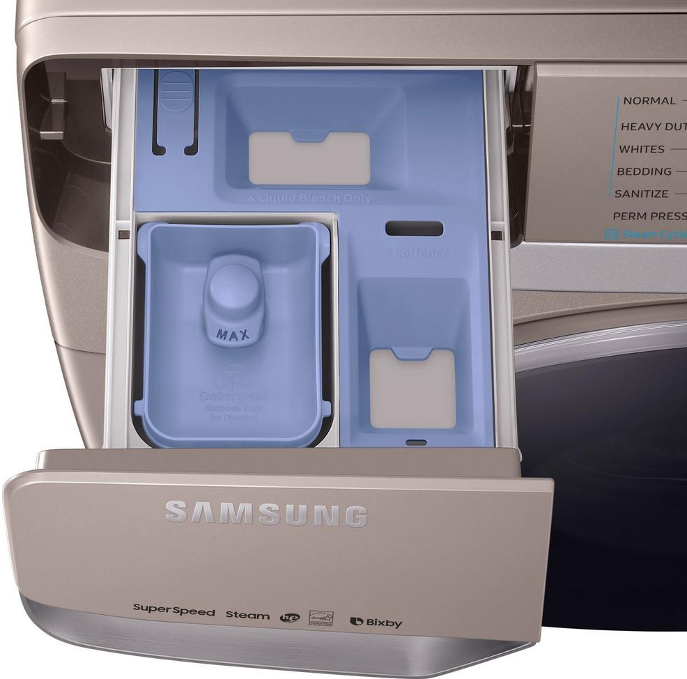 WF45R6300AC Samsung WF6300 Front Load Washer - 4.5 cu. ft. Champagne-4