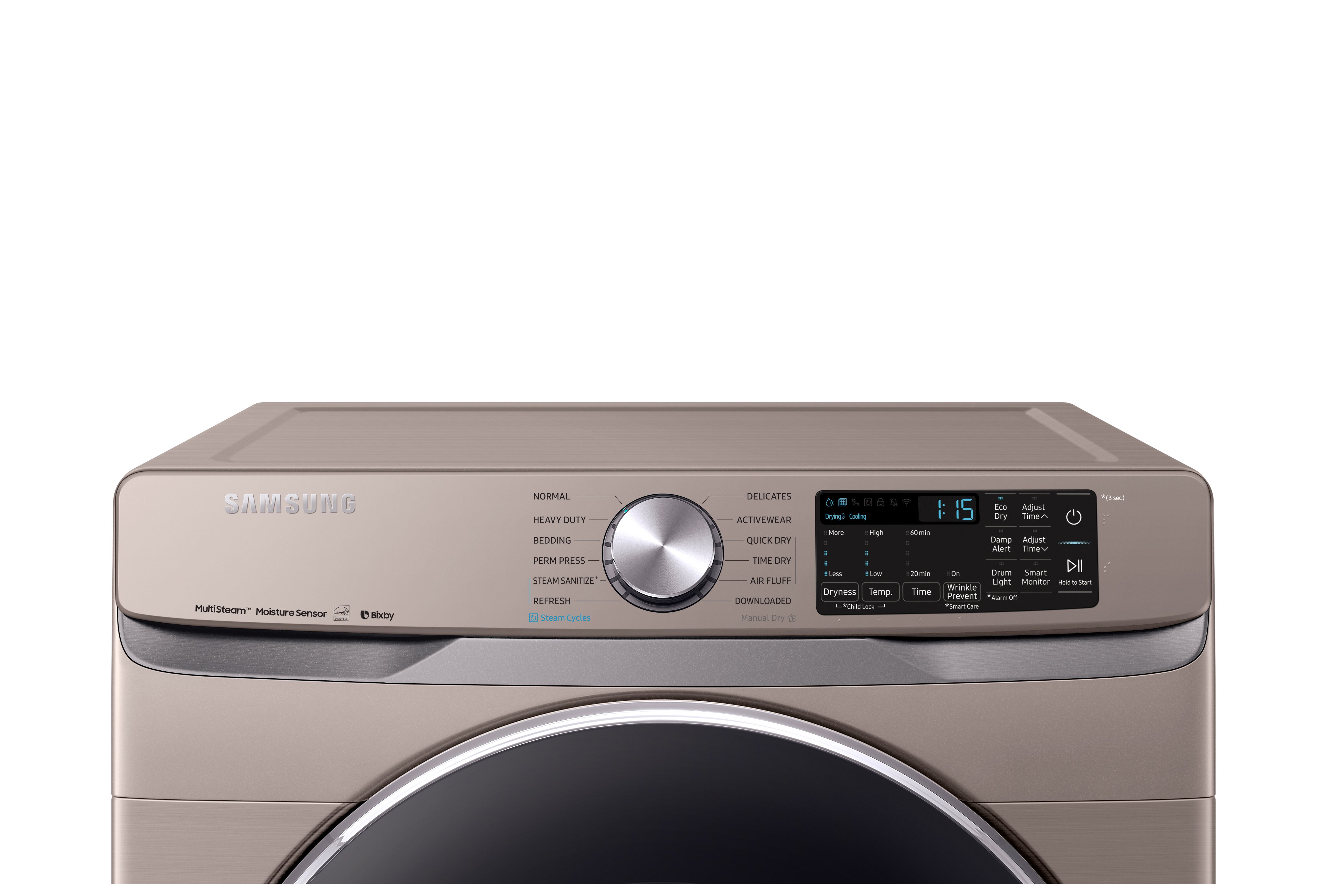 DVE45R6300C Samsung Bixby Enabled Electric Dryer - 7.5 cu. ft. Champagne-5