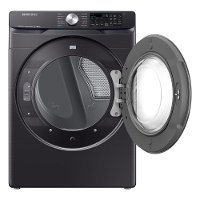 DVE45R6300V Samsung Steam Sanitize+ Electric Dryer - 7.5 cu. ft. Black Stainless Steel-2