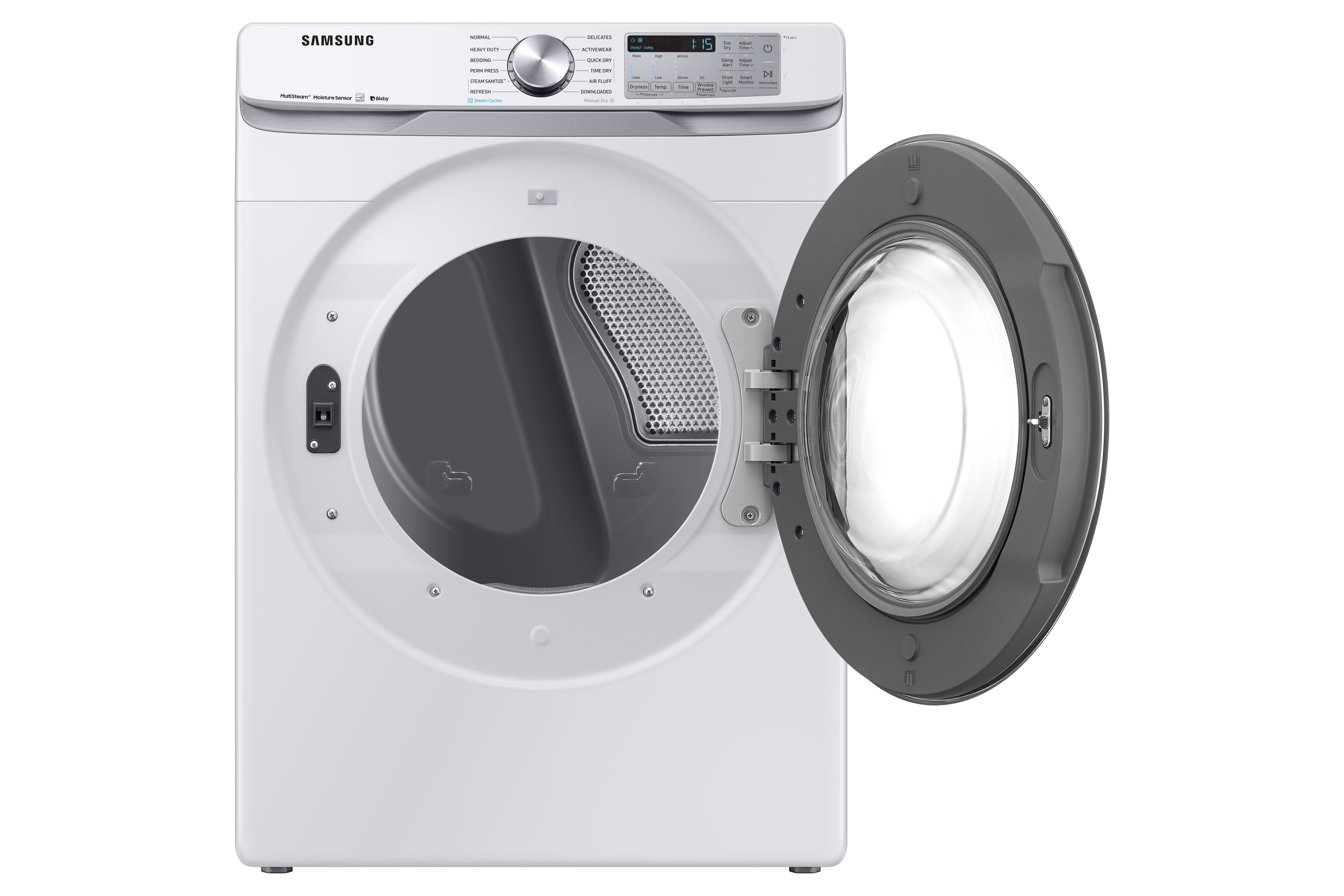 DVE45R6300W Samsung Front Control Electric Dryer with Bixby - 7.5 cu. ft. White-4