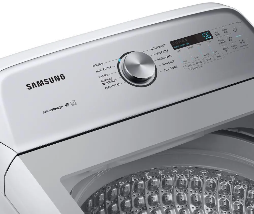 WA50R5200AW Samsung Top Load Pulsator Washer - 5.0 cu. ft. White-3