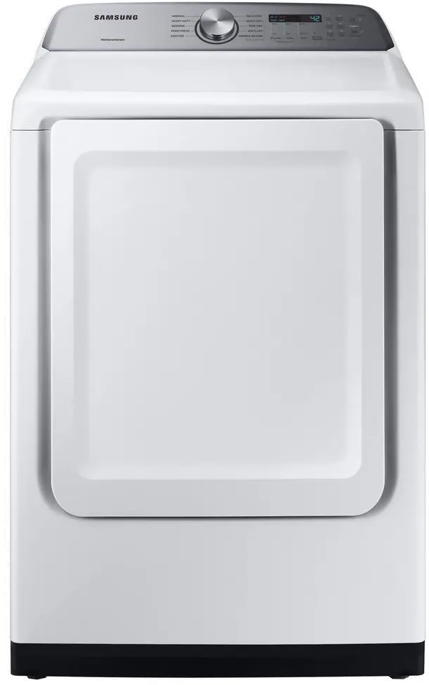 DVE50R5200W Samsung Sensor Dry Electric Dryer - 7.4 cu. ft. White-1