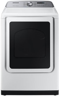 DVE50R5400W Samsung Steam Sanitize+ Electric Dryer - 7.4 cu. ft. White