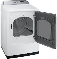DVE50R5400W Samsung Steam Sanitize+ Electric Dryer - 7.4 cu. ft. White-2