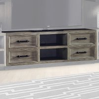Weathered Gray Industrial 68 Inch TV Stand - Billboard-2