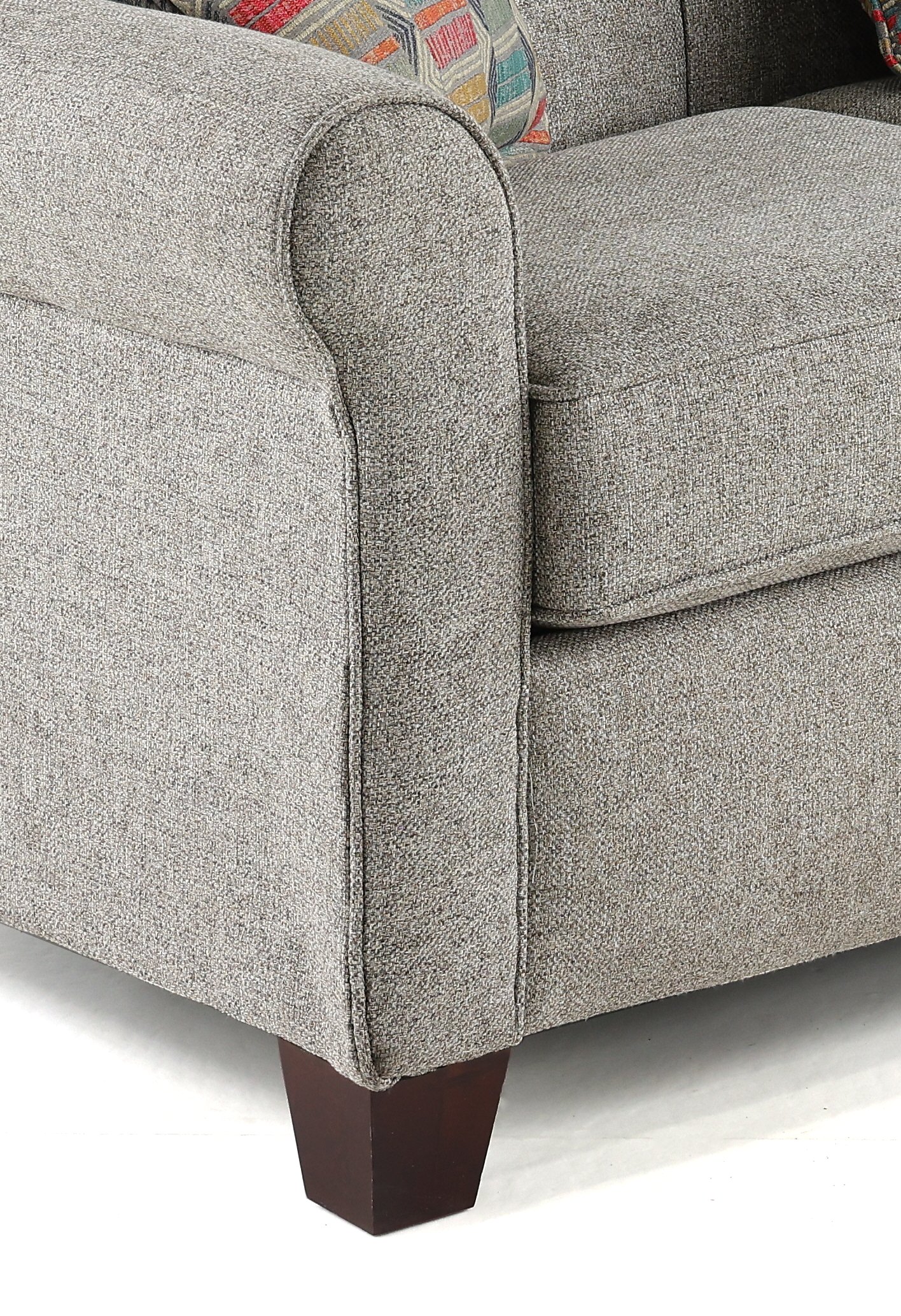 Spencer Brentwood Pepper Beige Queen Sofa Bed with Visco Memory Foam Mattress-2