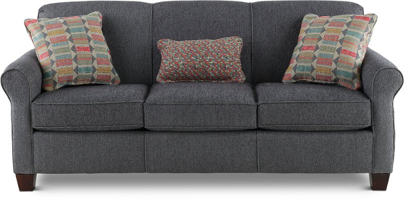 Pepper Gray Queen Sofa Bed With Visco, What Is A Queen Sofa Sleeper