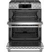 C2S950P2MS1 Cafe 30 Inch Dual Fuel Slide In Range - Stainless Steel-2