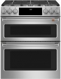 C2S950P2MS1 Cafe 30 Inch Dual Fuel Slide In Smart Range - Stainless Steel