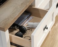 Antique White TV Stand - Cottage Road-5