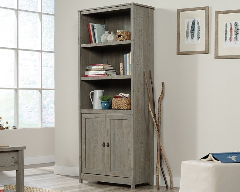 Cottage Road Mystic Gray 2 Door Library-1