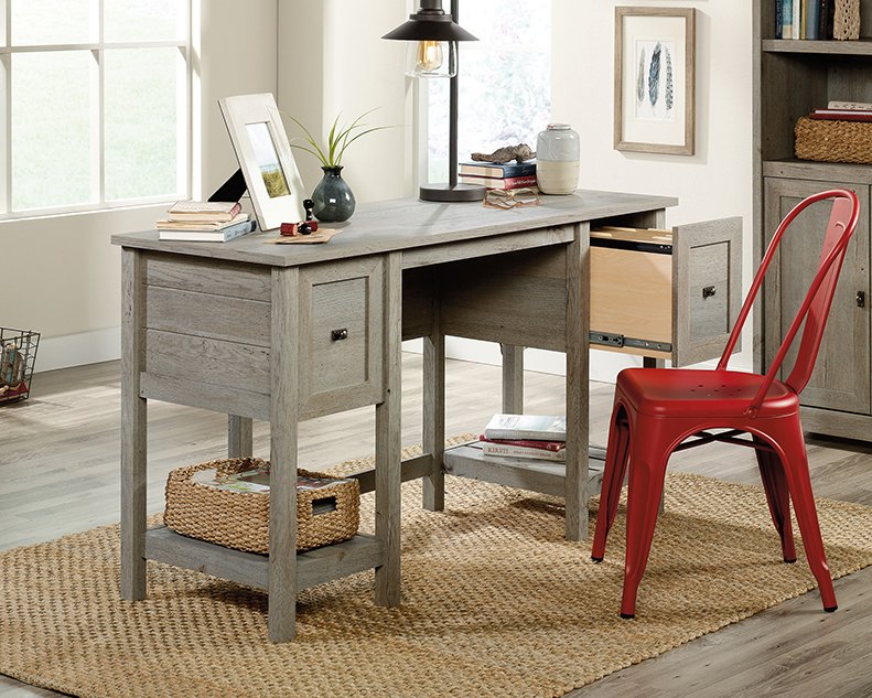 Mystic Gray Home Office Desk - Cottage Road-2
