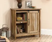 Adept Craftsman Oak Accent Storage Cabinet