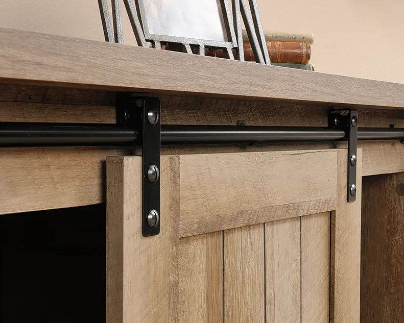 Adept Craftsman Oak Accent Storage Cabinet-7