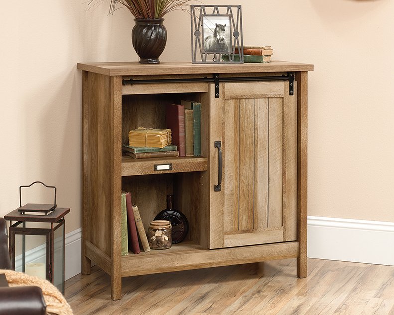 Craftsman Oak Accent Storage Cabinet - Adept-1