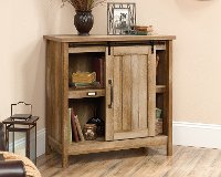 Craftsman Oak Accent Storage Cabinet - Adept-2