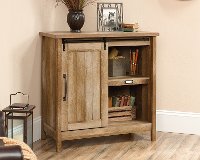 Craftsman Oak Accent Storage Cabinet - Adept-3