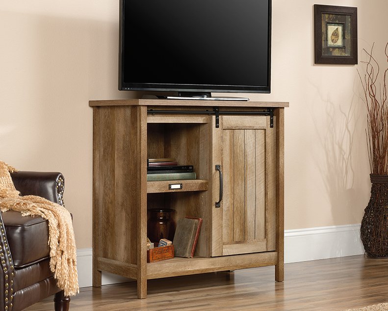 Craftsman Oak Accent Storage Cabinet - Adept-4