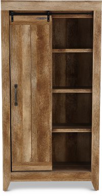 Craftsman Oak Storage Cabinet - Adept Storage