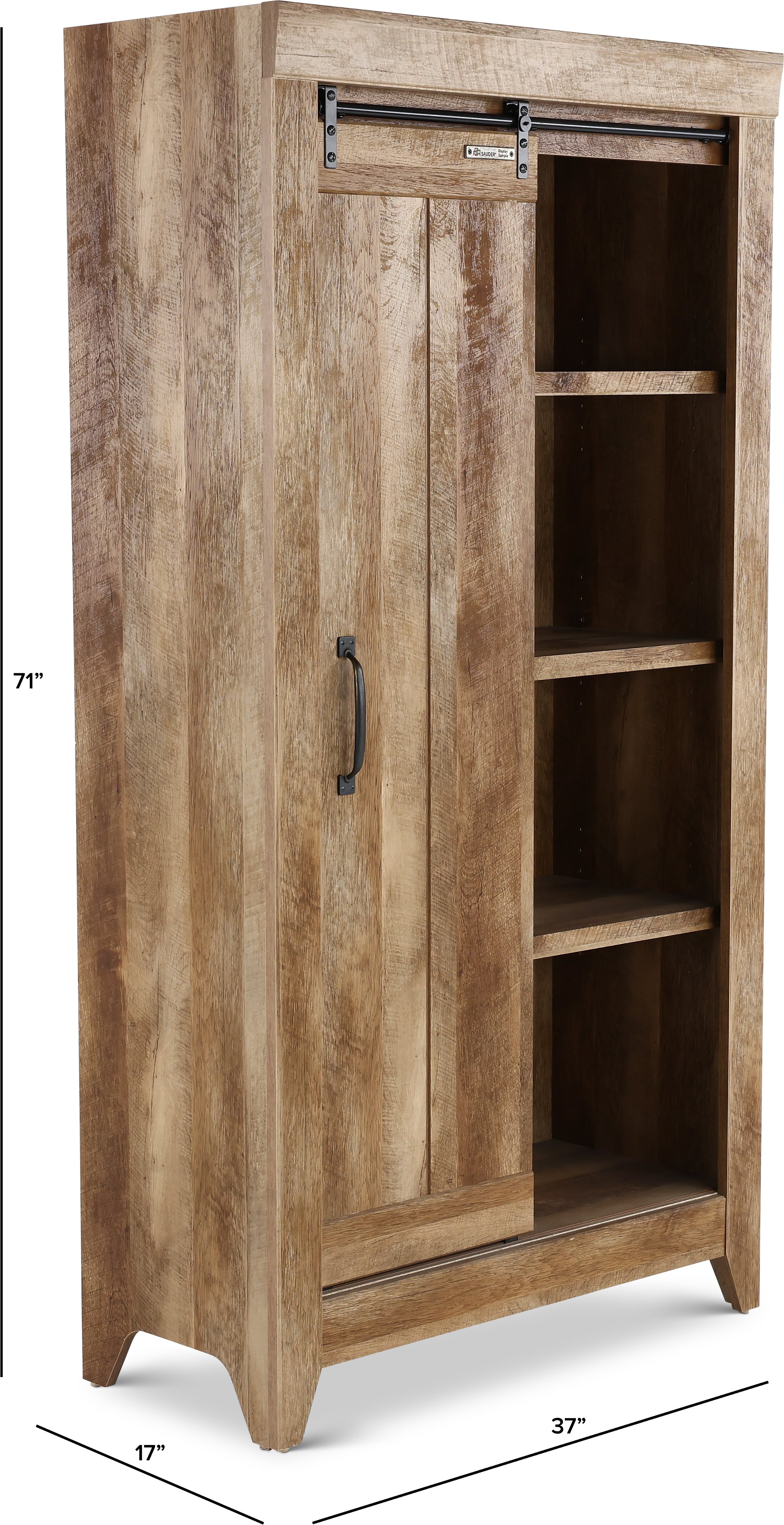 Craftsman Oak Storage Cabinet - Adept Storage-4
