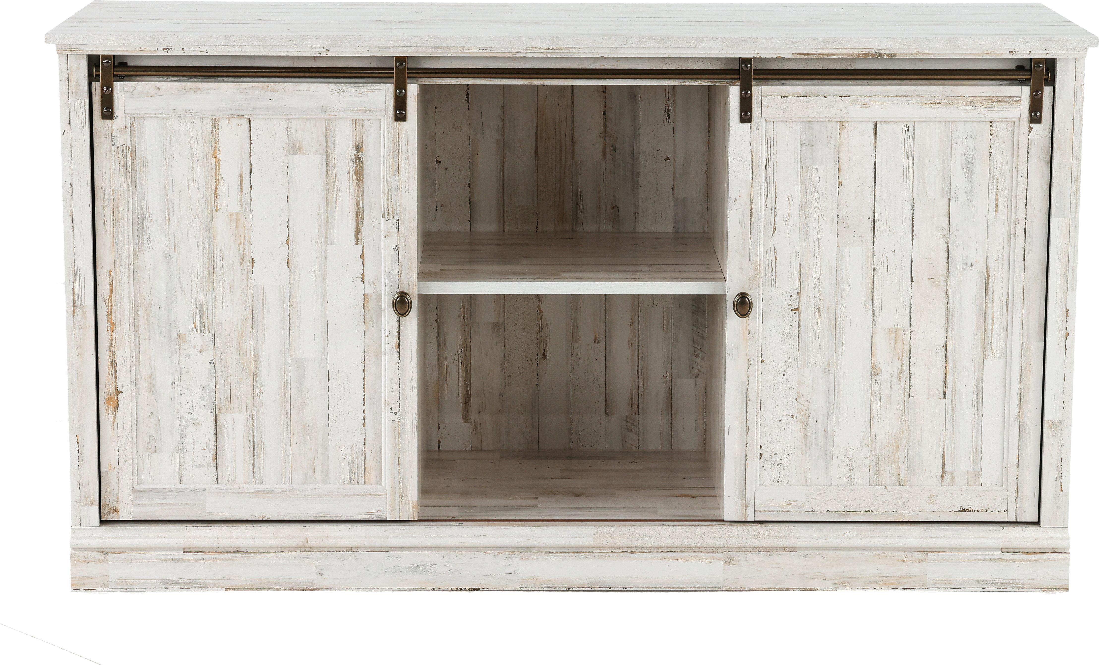 Barrister Lane Antique White 61 TV Stand-1